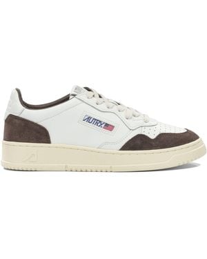 Autry "Medalist Low" Low Top Sneakers - White