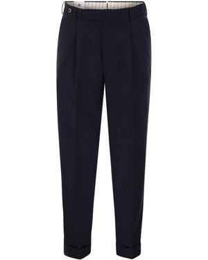 PT Torino Carrot 2Pleats - Blue
