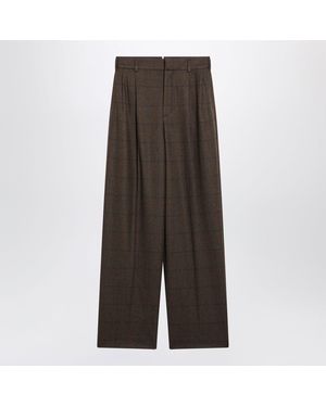 Loro Piana Checkpattern Pants - Gray