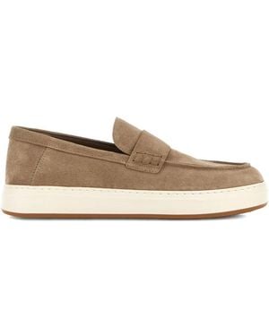 Hogan H-Tv Suede Loafers - Brown