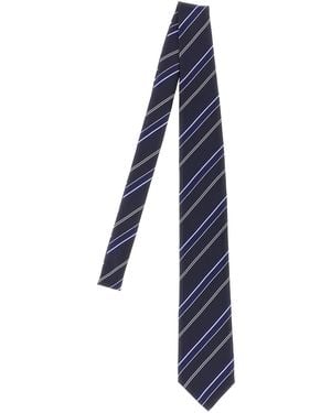 Tom Ford Diagonal Striped Tie - Blue