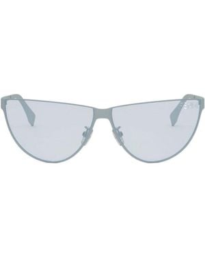 Fendi Sunglasses Cat Eye Full Rim, Frame And Lens Fe40138U85V - Gray