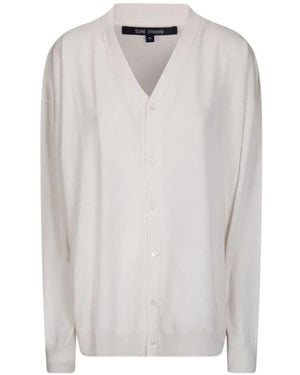 Sofie D ́hoore "Marvel" Long Sleeves V Neck Cardigan - White