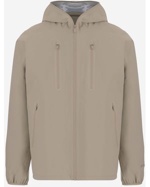 Save The Duck Jacket Hooded Nylon - Natural