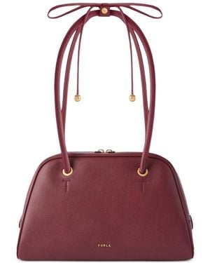 Furla Poppy M – Top Handle Bag - Purple