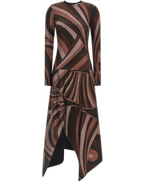PUCCI 'Iride' Dress - Brown