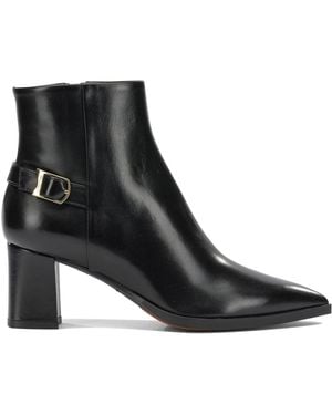 Santoni "Elly 65Mm" Zippered Ankle Boots - Black