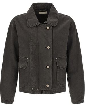 mfpen Courier Puffer Jackets Gray - Black