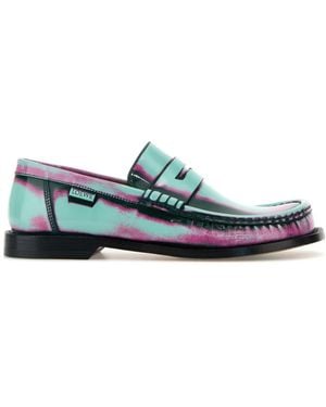 Loewe Leather Campo Loafers - Multicolor