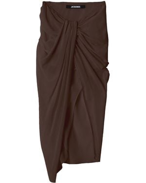 Jacquemus Midi Skirts - Brown