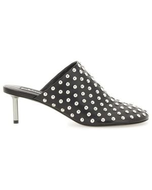Jil Sander Mule Studs - Black