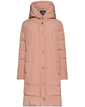 Elena Miro Piumino Midi Con Cappuccio Fisso - Rosa