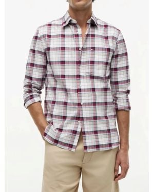 Tommy Hilfiger Camicia Heritage Oxford Medium Check - Multicolore