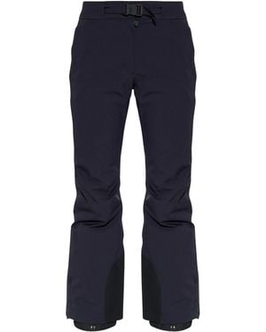 Moncler Pantaloni Imbottiti Con Dettaglio Fibbia - Blu
