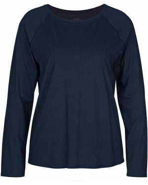 CALIDA Shirt A Manica Lunga - Blu