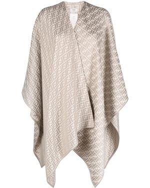 Fendi Poncho - Neutro