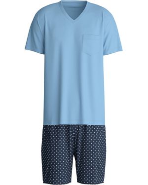 CALIDA Pigiama Corto - Blu
