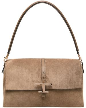 Tod's Borsa A Spalla Tse Tracollina Mosch Pccola - Marrone