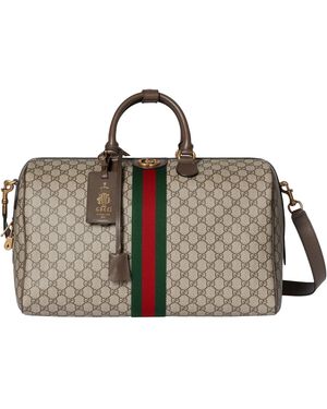 Gucci Duffle Gg Icon - Marrone