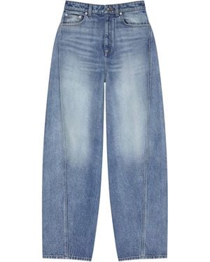 Givenchy Pantaloni Cocoon Denim - Blu