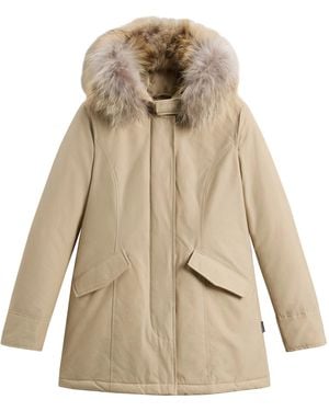 Woolrich Arctic Raccoon Parka - Neutro