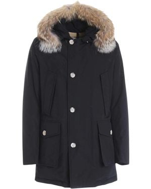 Woolrich Parka Con Pelliccia Rimovibile - Nero