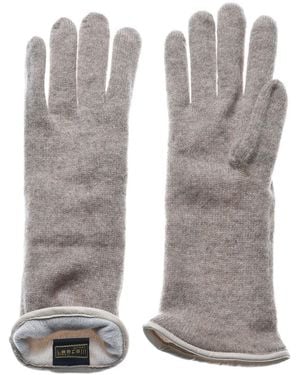 Restelli Guanti Doppio Cashmere - Grigio
