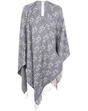 Twinset Poncho - Grigio