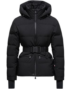 Moncler Giacca Da Sci Tolima Con Cappuccio E Sistema Isolante - Nero