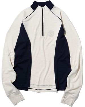 Uppervoid T-Shirt A Maniche Lunghe Oba - Blu