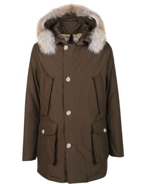 Woolrich Arctic Con Pelliccia Rimovibile - Marrone