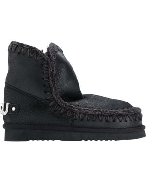 Mou Stivali Con Logo Di Strass - Nero