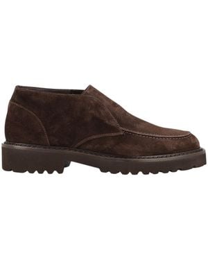 Doucal's Mocassini Slip-On A Punta Mandorla - Marrone