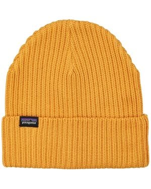 Patagonia Berretto Foderato Rolled Fishermans - Giallo