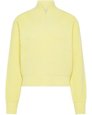 Cruna Maglia A Collo Alto Helene - Giallo