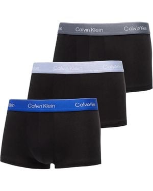 Calvin Klein Low Rise Trunk 3Pk - Nero