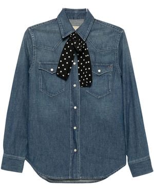 Valentino Camicia Denim - Blu