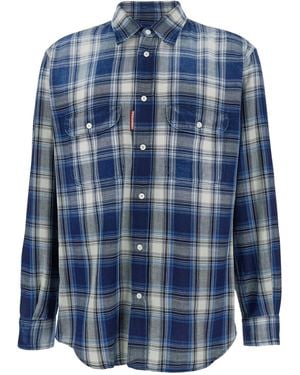 DSquared² Canadian Vintage Shirt - Blu