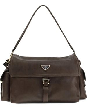 Prada Borsa A Spalla - Marrone