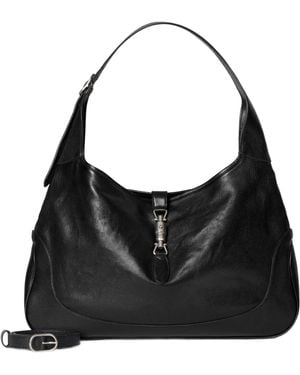 Gucci Borsa A Tracolla Jackie 1961 Misura Grande - Nero