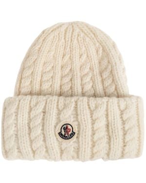 Moncler Berretto Beanie - Bianco