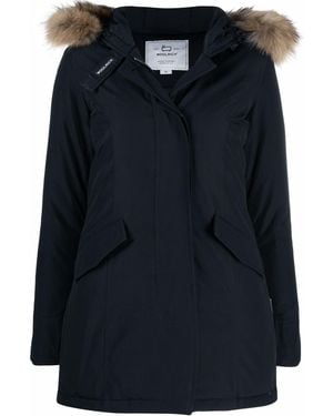Woolrich Arctic Raccoon Parka - Nero