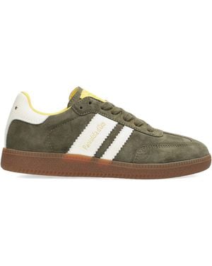 Pantofola D Oro Bomber Low Suede Vitello - Verde