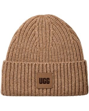 UGG Berretto Chunky Rib - Marrone