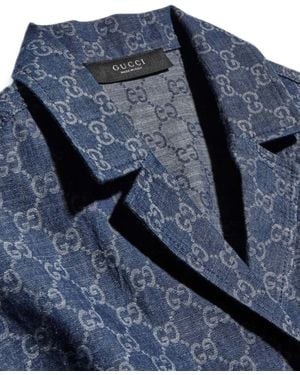 Gucci Camicia Light Denim - Blu