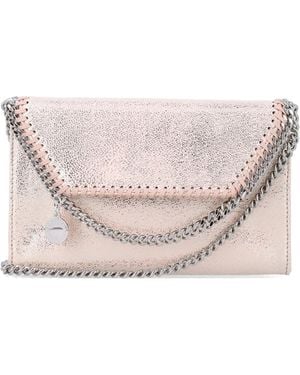 Stella McCartney Borsa A Spalla Falabella Wallet W Ch - Rosa