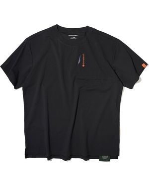 Uppervoid T-Shirt A Maniche Corte Stampata - Nero