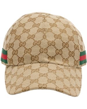 Gucci Cappellino Da Baseball Con Web - Neutro