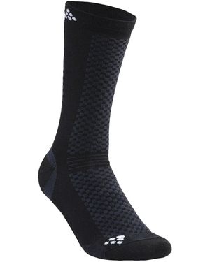 C.r.a.f.t Wool Warm Mid 2-Pack Sock - Nero