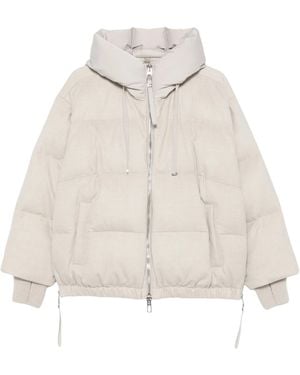 DUNO Piumino Corto Oversize - Bianco